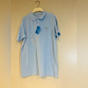 Columbia Men's Sky Blue Polo Shirt NW